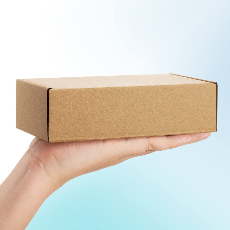 Poever Shipping Boxes 7x5x2 inches Brown Small Mailing Boxes 25 Pack Cardboard Corrugated Box Mailers - Image 5